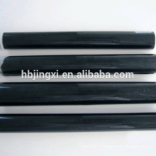Feuille de caoutchouc de silicone mince collante noire / tapis